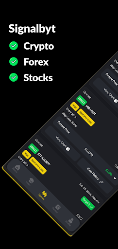 Android application Signalbyt:Crypto,Forex,Stocks screenshort