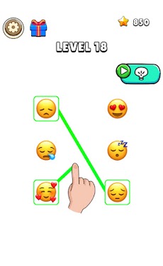 Emoji Connect Puzzle : Matching Gameのおすすめ画像1
