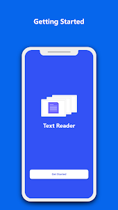 Text reader app Read text doc