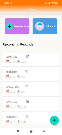 Vulegechi: SMS Based Reminder Screen 2