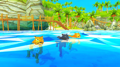 Wild Cougar Family Simulator