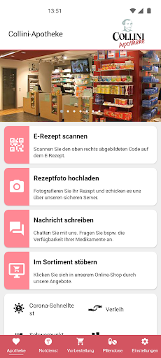 Android application Collini-Apotheke screenshort