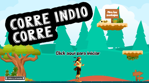 Android application Corre Indio Corre screenshort