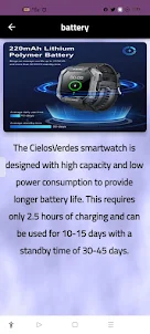 CielosVerdes Smart Watch guide