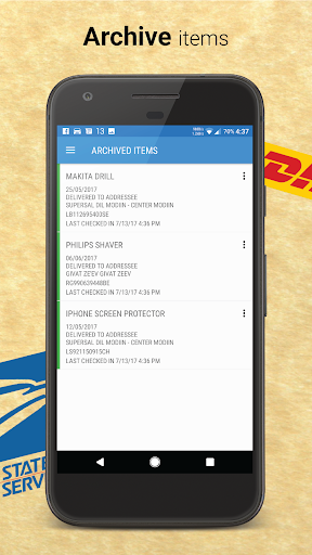 Package Tracker Screen 3
