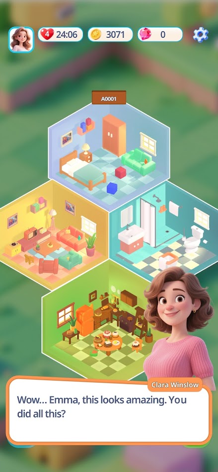 #2. Her Haven - Rooms of Hope (Android) By: minne.us.game