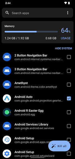 Android application Helper screenshort
