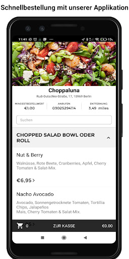 Android application Choppaluna screenshort