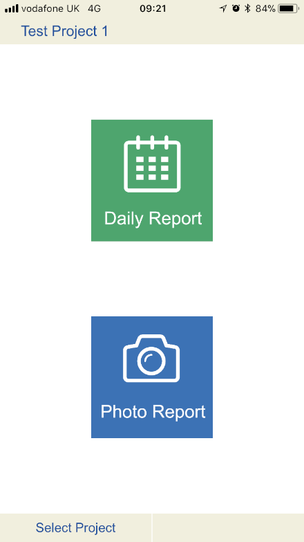 Systech Site Diary Screen 2