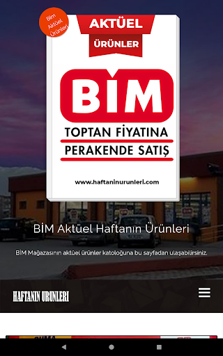 Aktüel Ürünler - Haftanın Ürünleri  Kataloglar