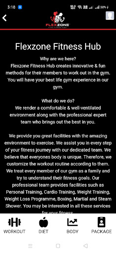 Flex zone - The fitness hub