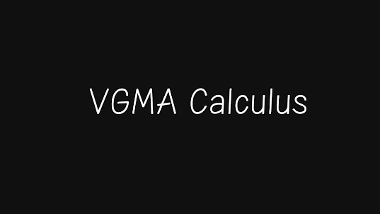 VGMA Calculus