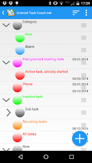 TaskCoach for Android screenshot 2