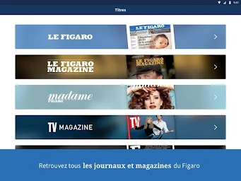 Kiosque Figaro: Journal - Screenshot Image