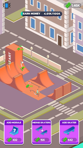 Android application Skate Park screenshort