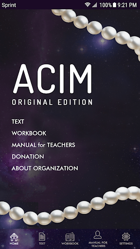 Android application ACIM Original Edition screenshort