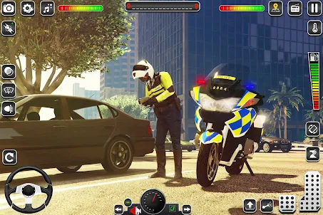 경찰 자전거 체이스 게임 3D