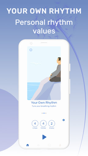 Rhythmic Breathing. Meditation Screenshot 3 - AppWisp.com