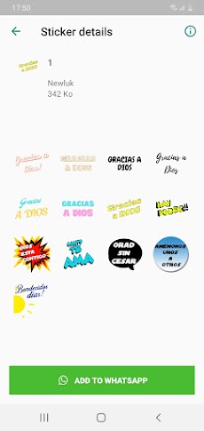 Stickers Frases Cristianos para WhatsAppのおすすめ画像1