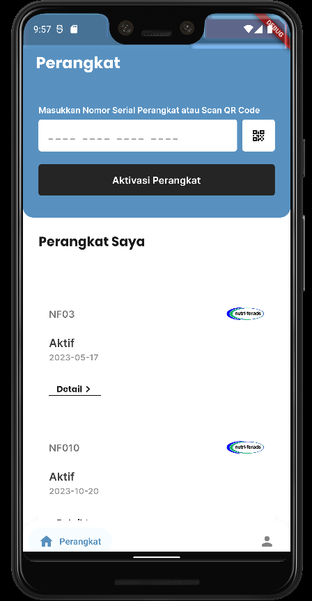 #1. Nutriferads (Android) Ved: PT. Makerindo Prima Solusi