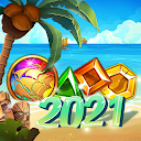 Island of Jewels: Aloha ! Match3 puzzle