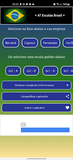 AT Escalas de Trabalho Brasil Screen 2