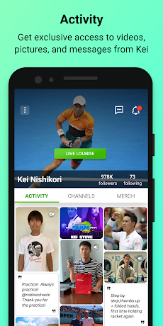 Kei Nishikori Official Appのおすすめ画像2