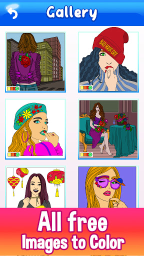 Girls Color by Number Artbook 5.0 screenshots 1