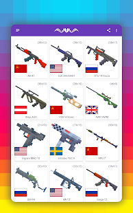How to draw pixel weapons. Step by step lessons 1.2.5 APK screenshots 8