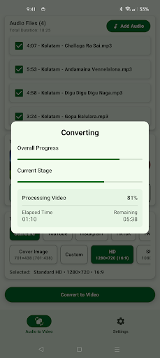 Mp3 to Video Converter screenshot 6