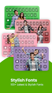 Keyboard Picture Fonts, Themes