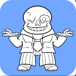 Cover Image of Download How To Draw Sans Undertale  APK