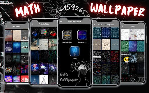 Android application Math wallpaper screenshort