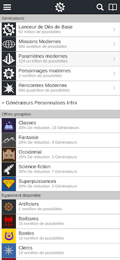 Aperçu de l'application