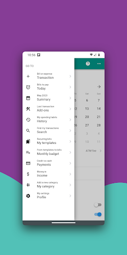 Android application Ara Spends - Budget Calculator screenshort