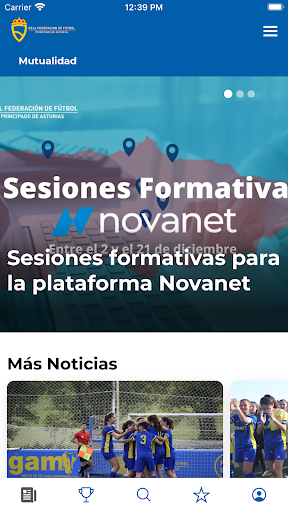 Android application AsturFútbol screenshort