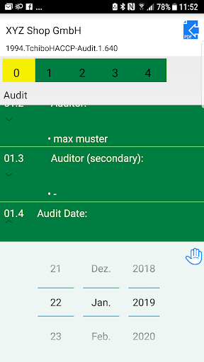 auditbus client Screen 2