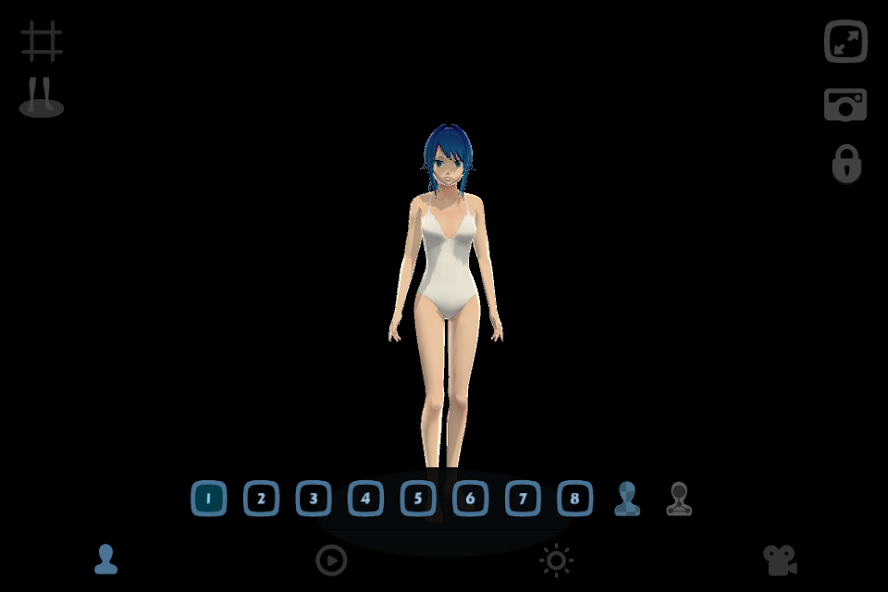 Anime Girl Pose 3D