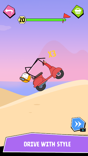 Crazy Wheelie screenshot 1