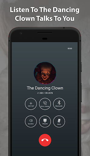 Scary Pennywise Video Call Screen 3