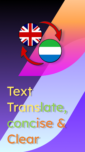 Android application English Krio Translate screenshort