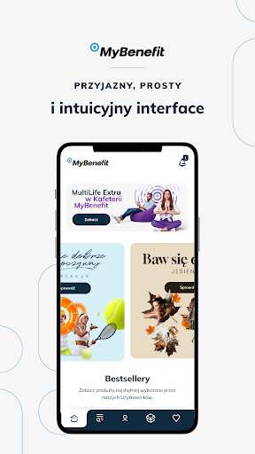 Android application MyBenefit - nowa kafeteria screenshort