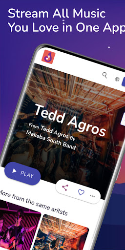 Android application Mi Music Play screenshort
