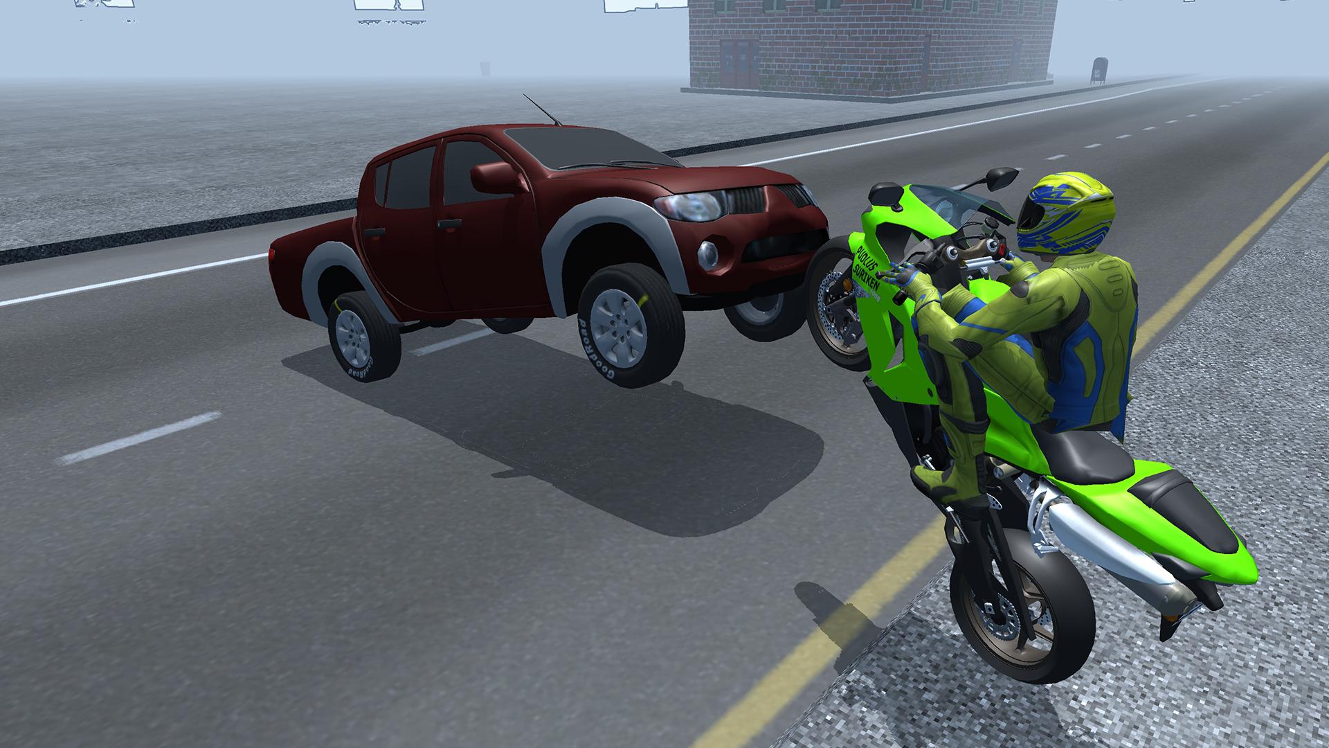 Android application Motorbike Driving Simulator 3D screenshort