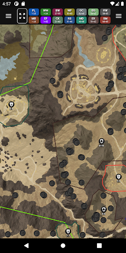 Android application Interactive Map for NW screenshort