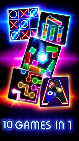 Game screenshot Tic Tac Toe Glow: 2 Players apk download