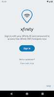 Xfinity WiFi Hotspots screenshot