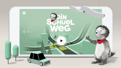 Android application Max der Dachs: Verkehrsübungen screenshort