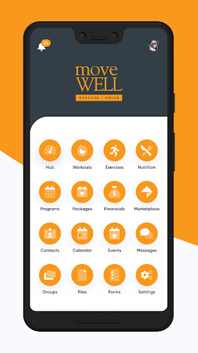 Android application Move Well screenshort