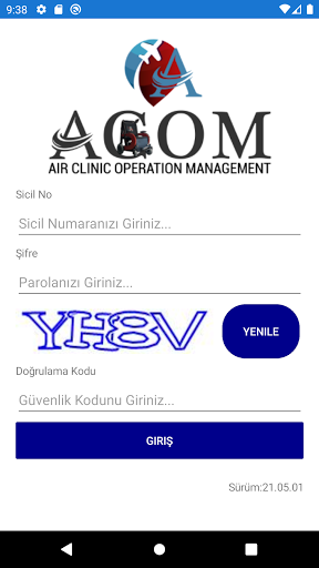 Air Clinic Operasyon Modülü Screen 2